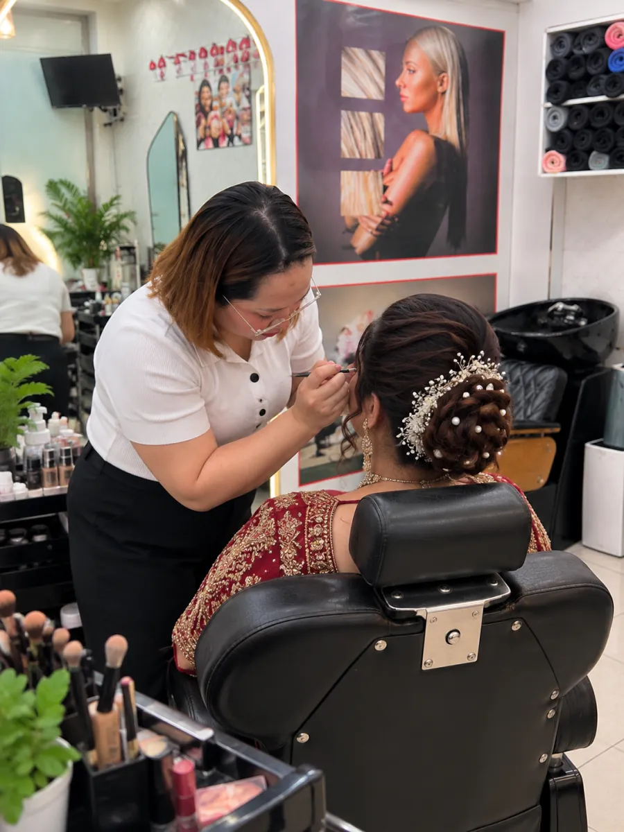 Bridal & Makeup services at Hareem Hurain Ladies Salon, Dubai